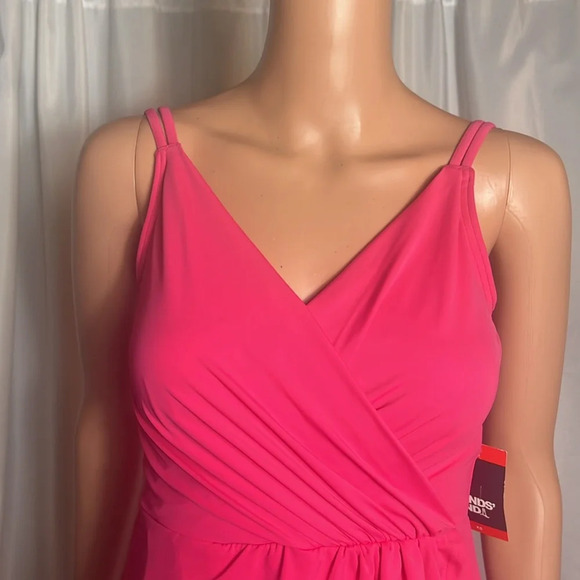 Lands' End Women's Chlorine Resistant Tulip Wrap Swim Dress Swimsuit Size XS NWT - Picture 4 of 14